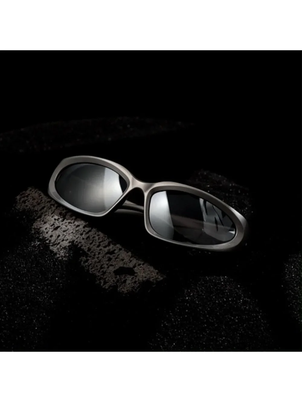 Y2K Polarized Sunglasses Oval UV400 Protection Sport Wrap Around Shades for